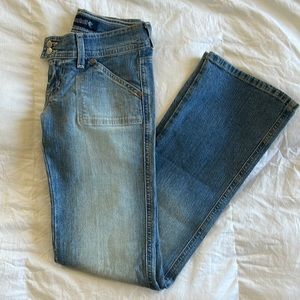 VINTAGE Blue Asphalt Low Rise Jeans